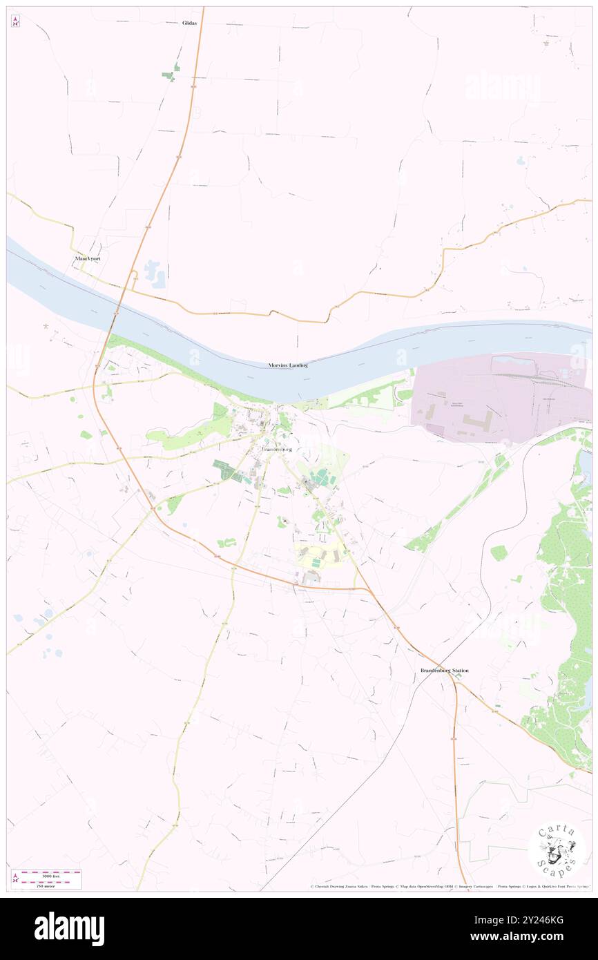 Eastwood Hills, Meade County, Stati Uniti, Kentucky, N 37 59' 56'', S 86 9' 55'', MAP, Cartascapes Map pubblicata nel 2024. Esplora Cartascapes, una mappa che rivela i diversi paesaggi, culture ed ecosistemi della Terra. Viaggia attraverso il tempo e lo spazio, scoprendo l'interconnessione del passato, del presente e del futuro del nostro pianeta. Foto Stock