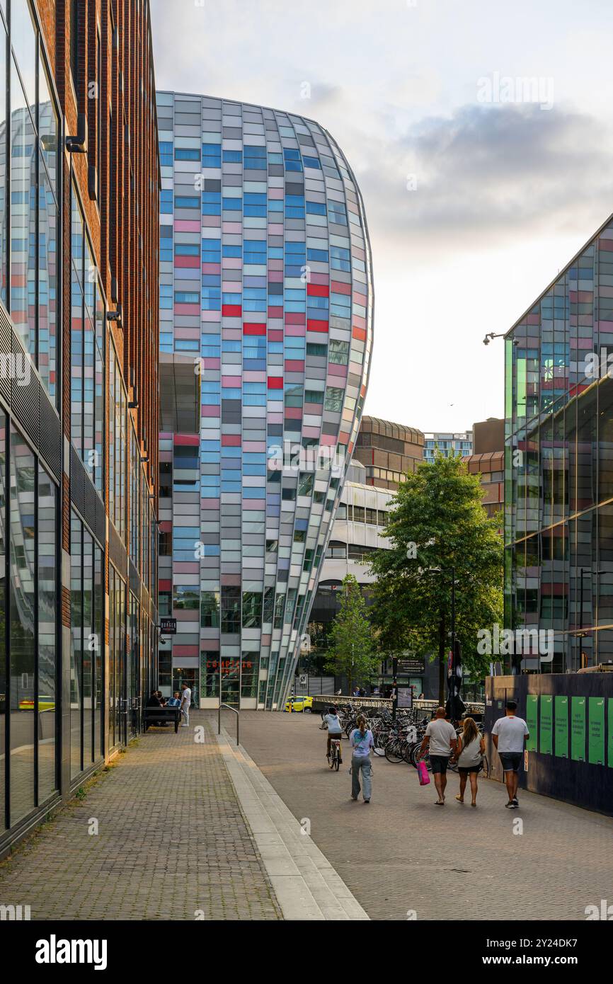 Il centro commerciale Hoog Catharijne dall'esterno, Utrecht, Paesi Bassi Foto Stock