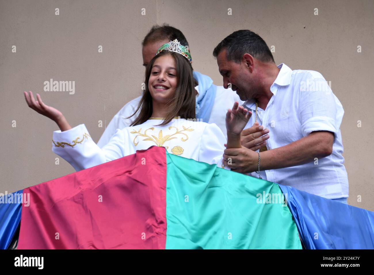 Palmi Reggio Calabria 25 ago 2024 - Varia di Palmi, Sara Surace Sweetbread Foto Stock