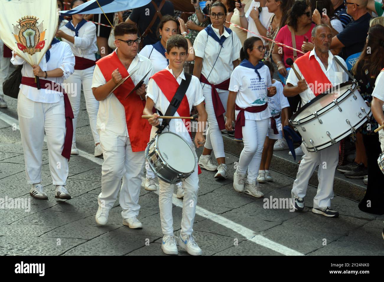 Palmi Reggio Calabria 25 ago 2024 - Varia di Palmi, società di navigazione Foto Stock