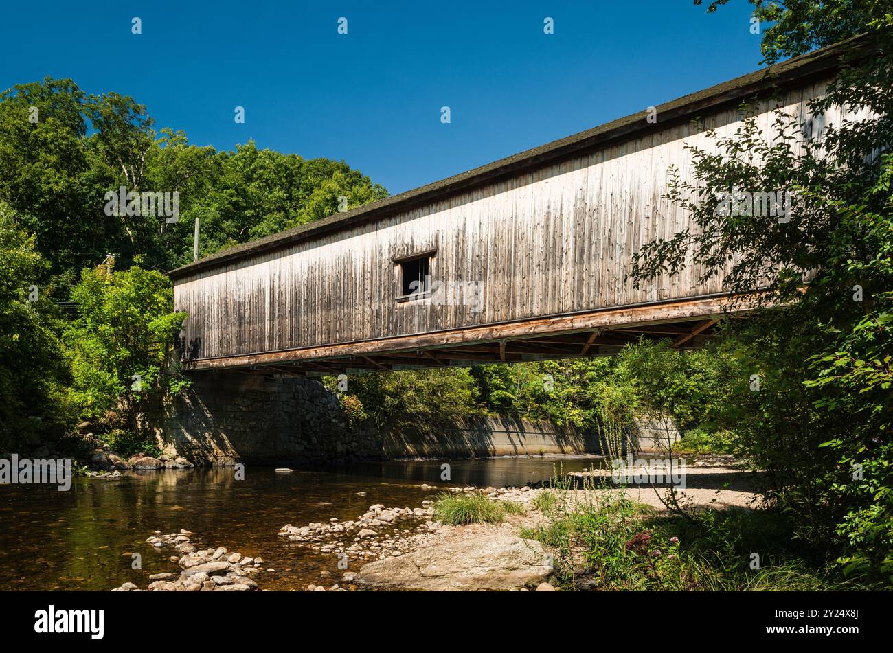 Comstock's Bridge   East Hampton, Connecticut, Stati Uniti d'America Foto Stock