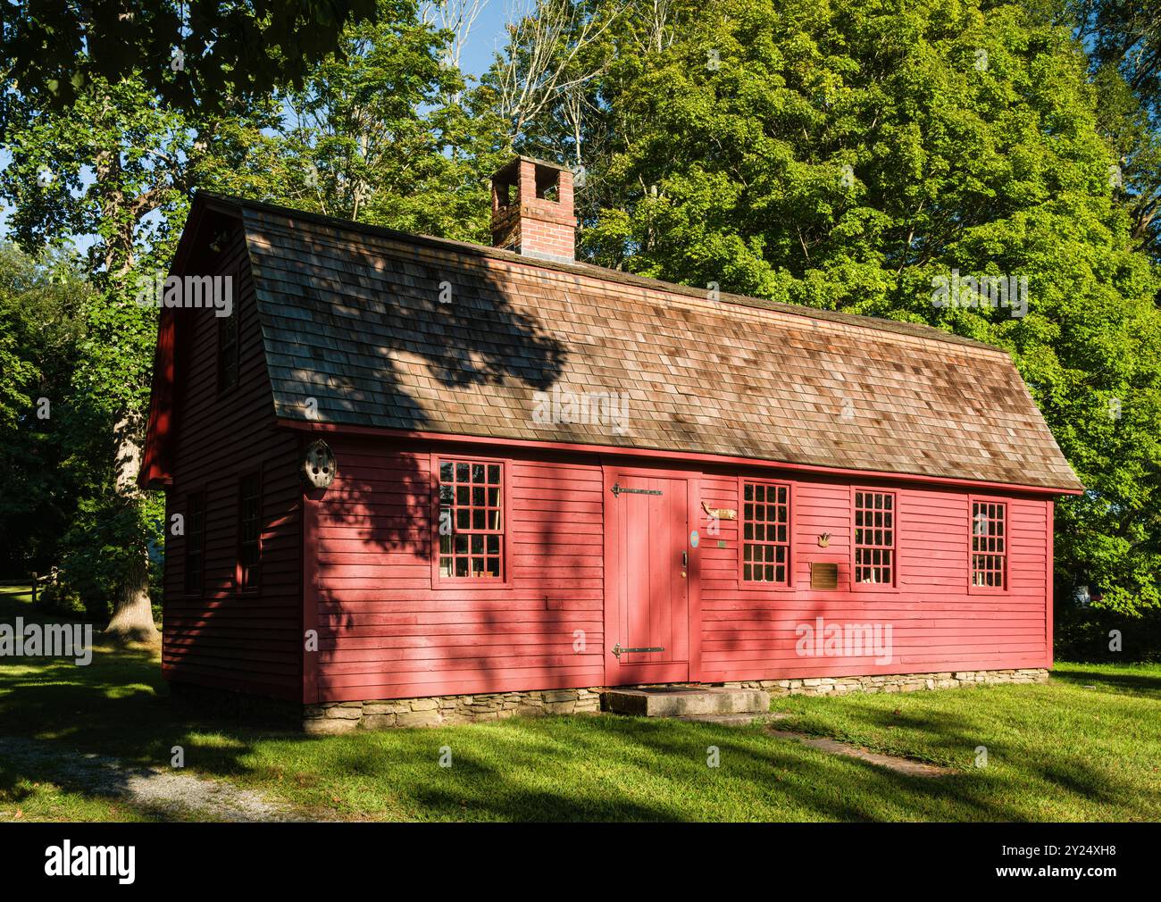 Jordan Schoolhouse _ Waterford, Connecticut, Stati Uniti Foto Stock