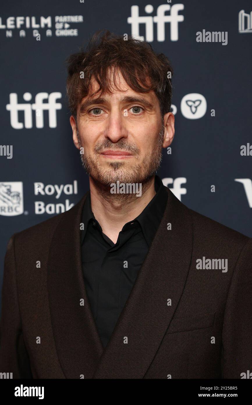 Rutger Hedemaekers agli arrivi per WITHOUT BLOOD Premiere al Toronto International Film Festival (TIFF) 2024, TIFF Lightbox, Toronto, IL 8 settembre, 2024. foto di: JA/Everett Collection Foto Stock