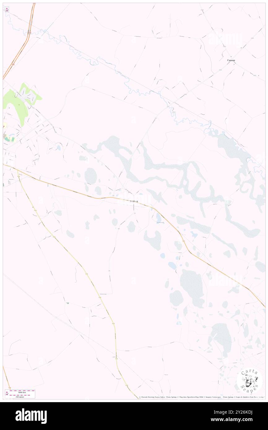 Midway, Bamberg County, Stati Uniti, Carolina del Sud, N 33 17' 0'', S 80 58' 41'', MAP, Cartascapes Map pubblicata nel 2024. Esplora Cartascapes, una mappa che rivela i diversi paesaggi, culture ed ecosistemi della Terra. Viaggia attraverso il tempo e lo spazio, scoprendo l'interconnessione del passato, del presente e del futuro del nostro pianeta. Foto Stock