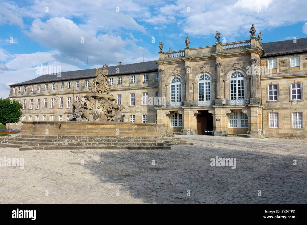 Neues Schloss il nuovo castello Bayreuth Germania Baviera Foto Stock