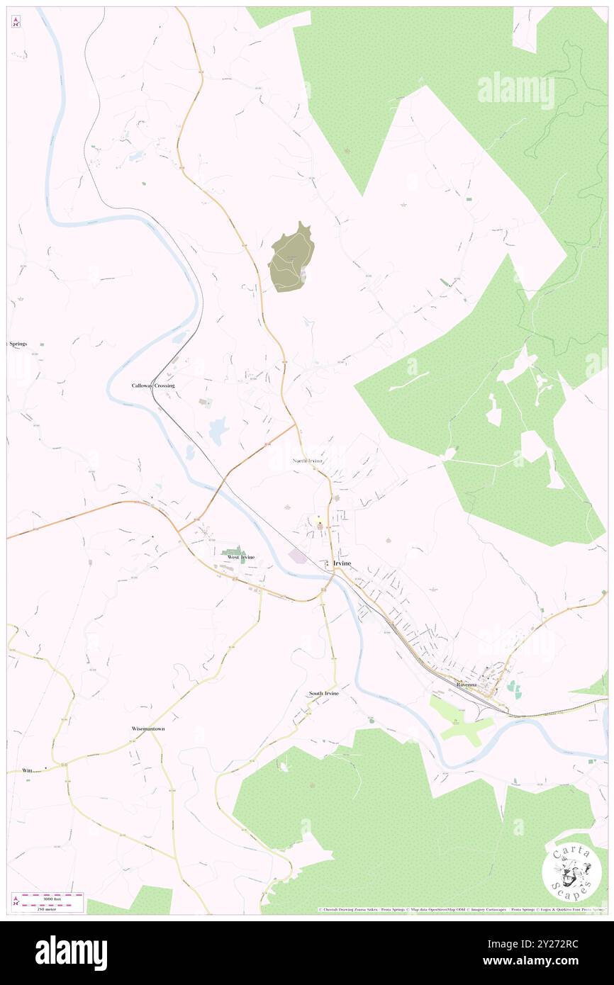 North Irvine, Estill County, Stati Uniti, Kentucky, N 37 42' 51'', S 83 58' 46'', MAP, Cartascapes Map pubblicata nel 2024. Esplora Cartascapes, una mappa che rivela i diversi paesaggi, culture ed ecosistemi della Terra. Viaggia attraverso il tempo e lo spazio, scoprendo l'interconnessione del passato, del presente e del futuro del nostro pianeta. Foto Stock