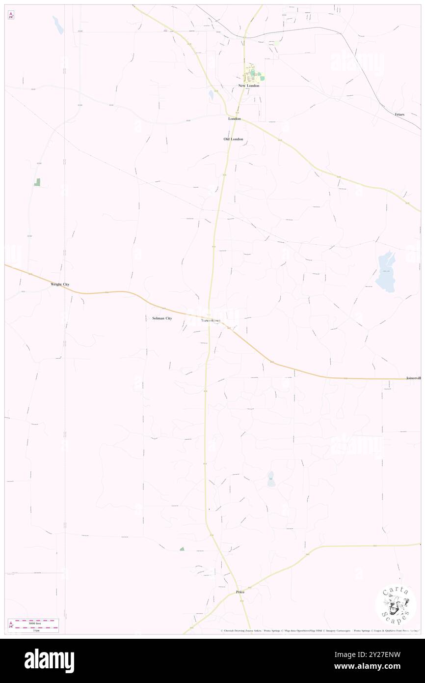 Turnertown, Rusk County, Stati Uniti, Texas, N 32 11' 23''', S 94 56' 58''', MAP, Cartascapes Map pubblicata nel 2024. Esplora Cartascapes, una mappa che rivela i diversi paesaggi, culture ed ecosistemi della Terra. Viaggia attraverso il tempo e lo spazio, scoprendo l'interconnessione del passato, del presente e del futuro del nostro pianeta. Foto Stock