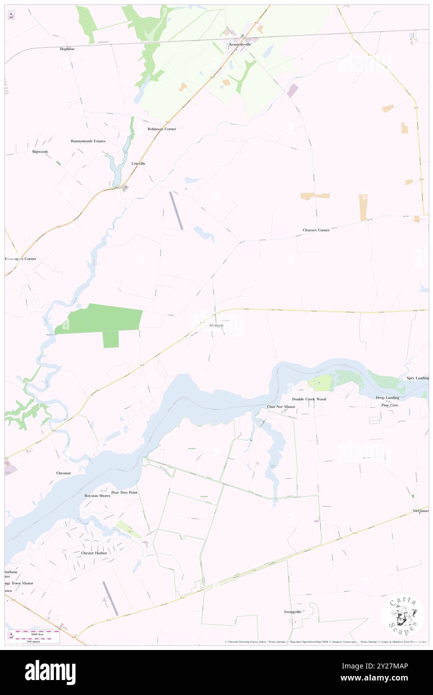 Morgnec, contea di Kent, Stati Uniti, Maryland, N 39 15' 13'', S 76 0' 1''', MAP, Cartascapes Map pubblicata nel 2024. Esplora Cartascapes, una mappa che rivela i diversi paesaggi, culture ed ecosistemi della Terra. Viaggia attraverso il tempo e lo spazio, scoprendo l'interconnessione del passato, del presente e del futuro del nostro pianeta. Foto Stock