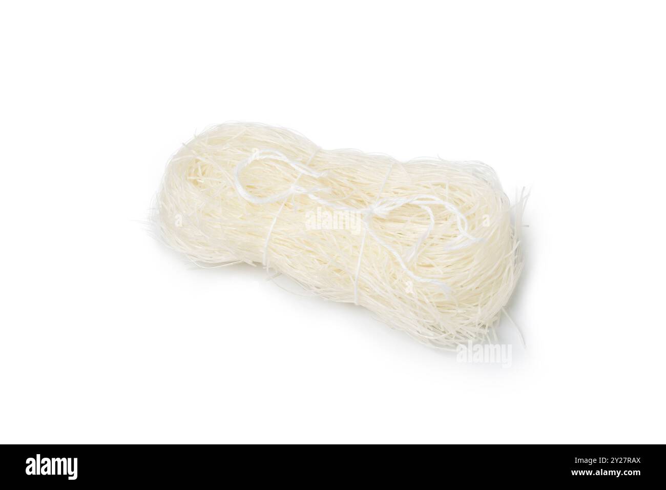 I noodles Rise. Piatti tradizionali asiatici. Isolato su sfondo bianco Foto Stock