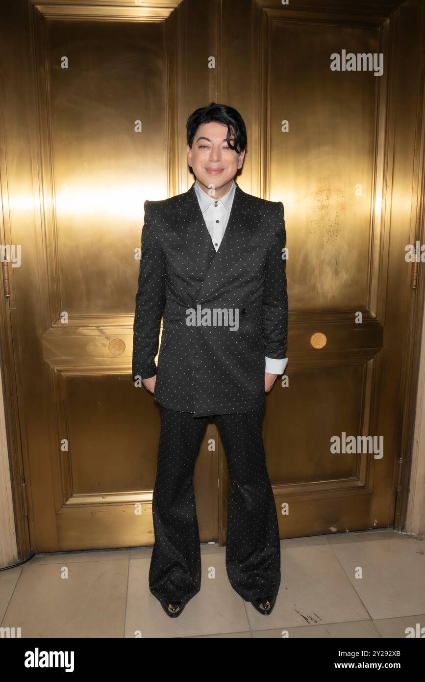 Malan Breton al Malan Breton NYFW SS25 Runway Show a New York, NY il 7 settembre 2024 (foto di David Warren /Sipa? USA) credito: SIPA USA/Alamy Live News Foto Stock