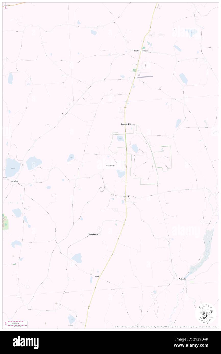 Woodburn, Susquehanna County, Stati Uniti, Pennsylvania, N 41 45' 26'', S 75 54' 19'', MAP, Cartascapes Map pubblicata nel 2024. Esplora Cartascapes, una mappa che rivela i diversi paesaggi, culture ed ecosistemi della Terra. Viaggia attraverso il tempo e lo spazio, scoprendo l'interconnessione del passato, del presente e del futuro del nostro pianeta. Foto Stock