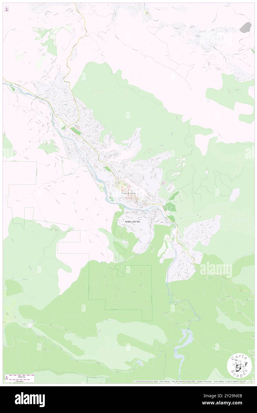 Carmel Valley, Monterey County, Stati Uniti, Stati Uniti, California, N 36 28' 46'', S 121 43' 56'', MAP, Cartascapes Map pubblicata nel 2024. Esplora Cartascapes, una mappa che rivela i diversi paesaggi, culture ed ecosistemi della Terra. Viaggia attraverso il tempo e lo spazio, scoprendo l'interconnessione del passato, del presente e del futuro del nostro pianeta. Foto Stock