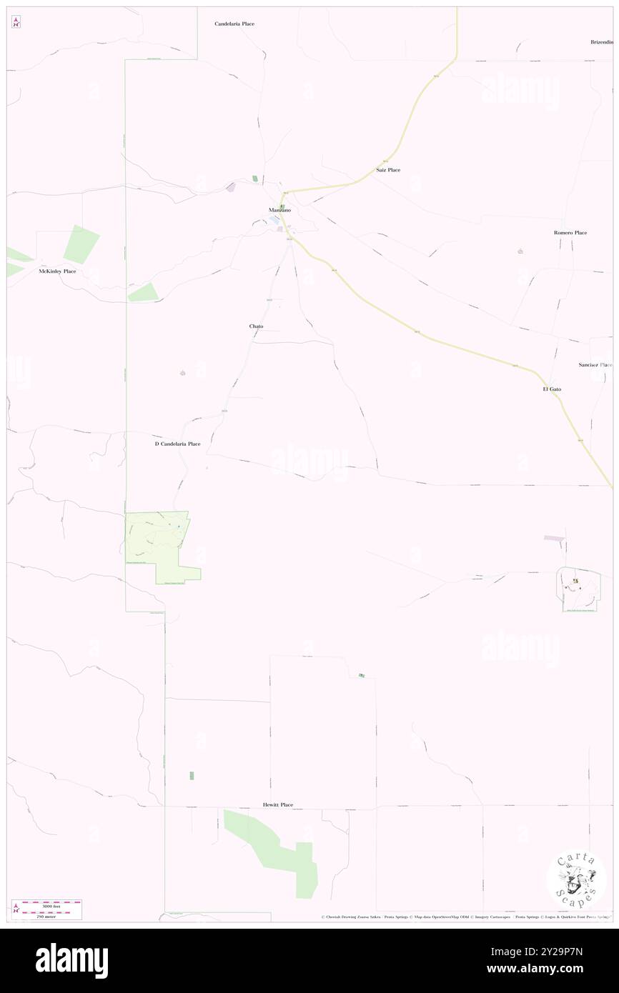 Los Chavez, Torrance County, Stati Uniti, New Mexico, N 34 36' 42'', S 106 20' 24'', mappa, Cartascapes Map pubblicata nel 2024. Esplora Cartascapes, una mappa che rivela i diversi paesaggi, culture ed ecosistemi della Terra. Viaggia attraverso il tempo e lo spazio, scoprendo l'interconnessione del passato, del presente e del futuro del nostro pianeta. Foto Stock