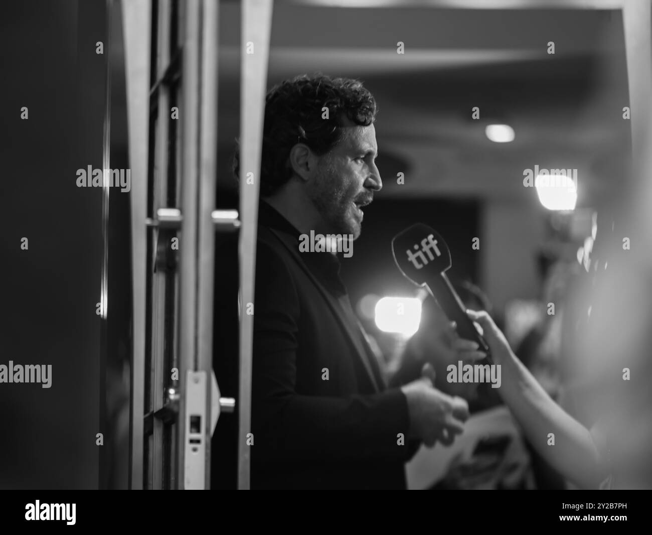 Toronto, Canada. 9 settembre 2024. Edgar Ramírez sul Red carpet al Toronto International Film Festival per il film «EMILIA PÉREZ» evento speciale nella SALA DI PROIEZIONE VISA DEL PRINCESS OF WALES THEATER 9 settembre credito: Sharon Dobson/Alamy Live News Foto Stock