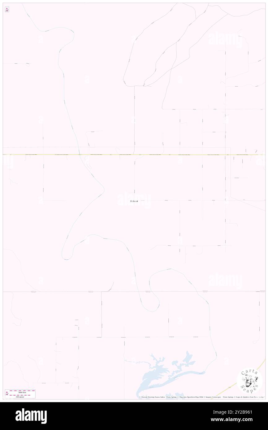 Belzoni, Pushmataha County, Stati Uniti, Oklahoma, N 34 11' 8'', S 95 27' 55'', MAP, Cartascapes Map pubblicata nel 2024. Esplora Cartascapes, una mappa che rivela i diversi paesaggi, culture ed ecosistemi della Terra. Viaggia attraverso il tempo e lo spazio, scoprendo l'interconnessione del passato, del presente e del futuro del nostro pianeta. Foto Stock