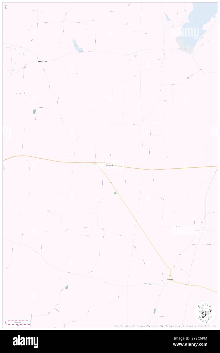 Chapman, Rusk County, Stati Uniti, Texas, N 32 8' 59'', S 94 37' 59'', MAP, Cartascapes Map pubblicata nel 2024. Esplora Cartascapes, una mappa che rivela i diversi paesaggi, culture ed ecosistemi della Terra. Viaggia attraverso il tempo e lo spazio, scoprendo l'interconnessione del passato, del presente e del futuro del nostro pianeta. Foto Stock