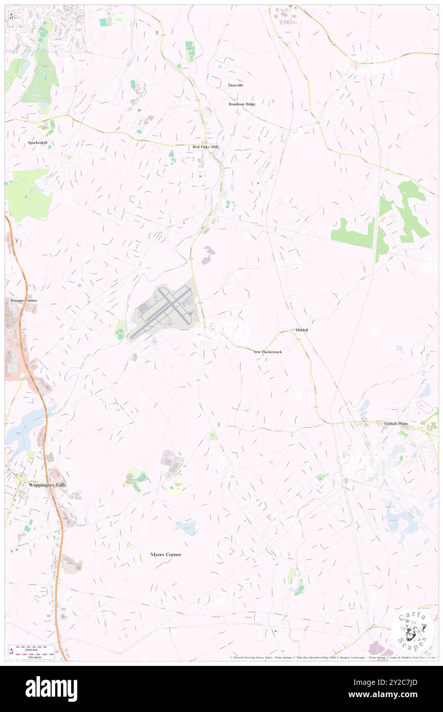 New Hackensack, Dutchess County, Stati Uniti, New York, N 41 37' 22'', S 73 52' 14'', MAP, Cartascapes Map pubblicata nel 2024. Esplora Cartascapes, una mappa che rivela i diversi paesaggi, culture ed ecosistemi della Terra. Viaggia attraverso il tempo e lo spazio, scoprendo l'interconnessione del passato, del presente e del futuro del nostro pianeta. Foto Stock