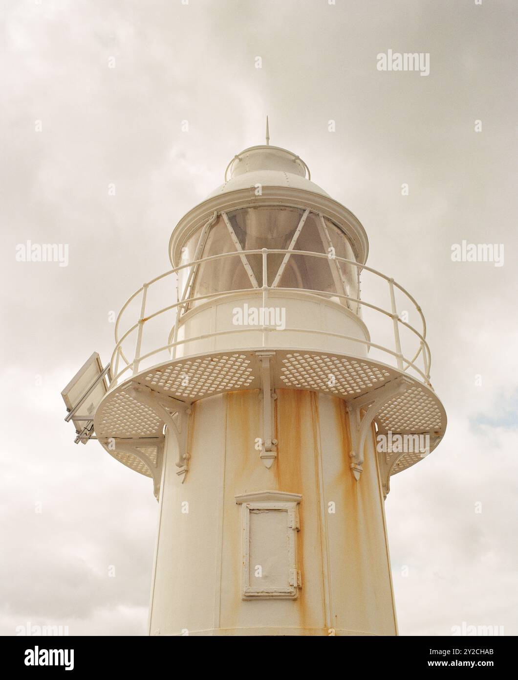 Brixham Breakwater Lighthouse, Brixham, Devon, Inghilterra, Regno Unito. Foto Stock