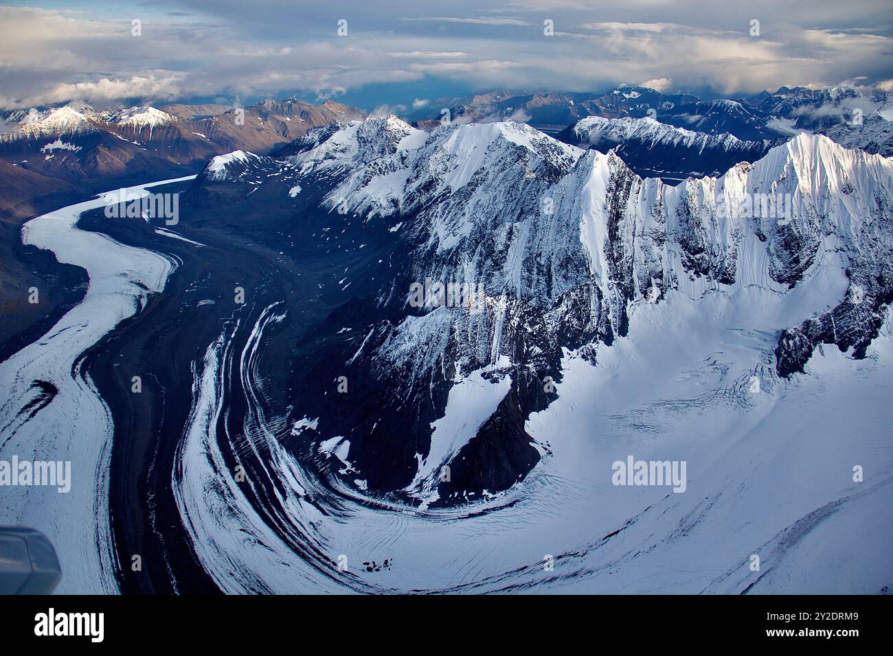 Vista aerea del Parco Nazionale di Denali Foto Stock