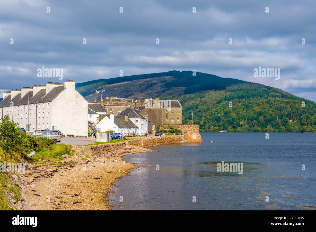 Inverary, un villaggio costiero di Argyll e Bute, Scozia Foto Stock