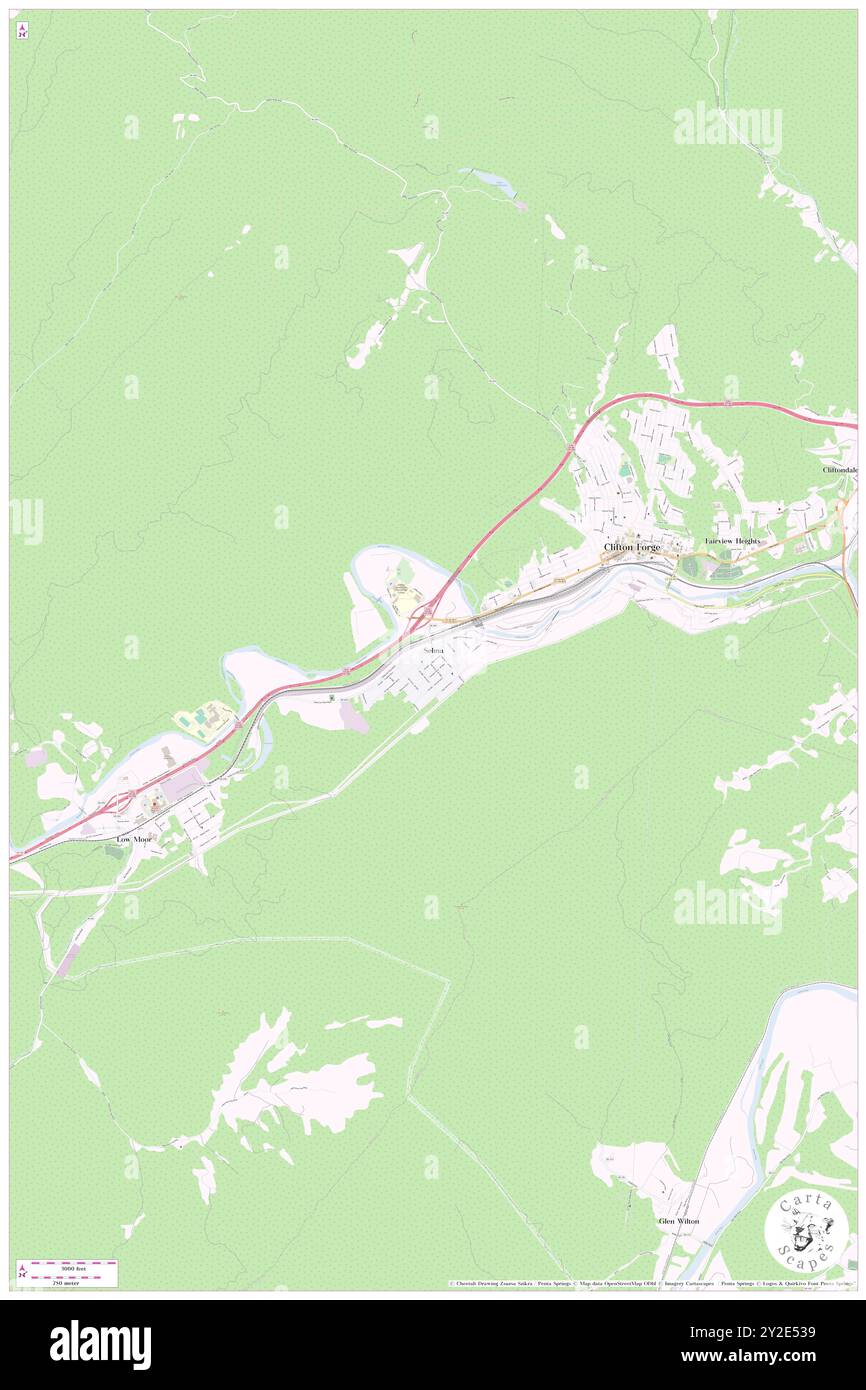 Selma, Alleghany County, Stati Uniti, Stati Uniti, Virginia, N 37 48' 23'', S 79 50' 53'', mappa, Cartascapes Map pubblicata nel 2024. Esplora Cartascapes, una mappa che rivela i diversi paesaggi, culture ed ecosistemi della Terra. Viaggia attraverso il tempo e lo spazio, scoprendo l'interconnessione del passato, del presente e del futuro del nostro pianeta. Foto Stock