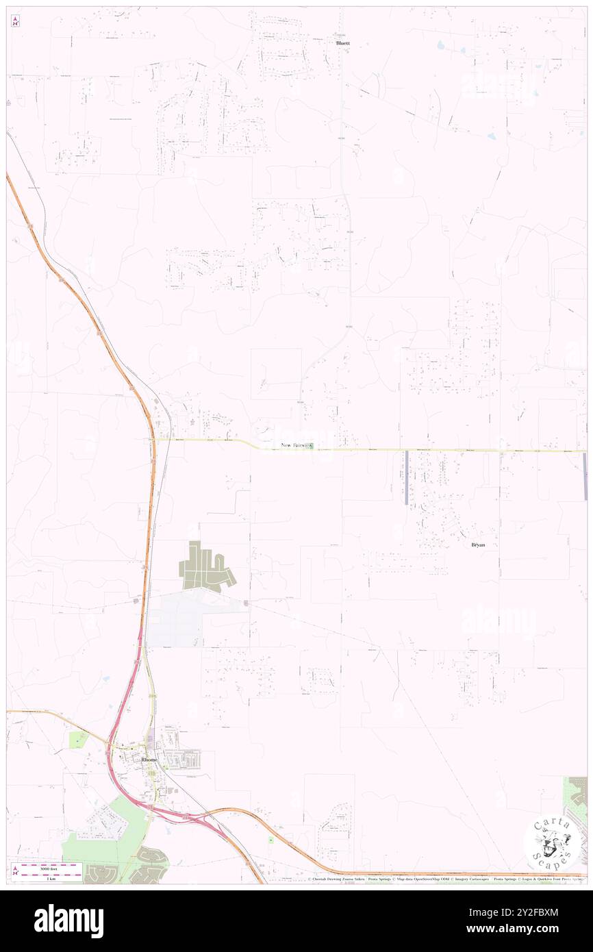 New Fairview, Wise County, Stati Uniti, Stati Uniti, Texas, N 33 5' 57'', S 97 26' 47'', MAP, Cartascapes Map pubblicata nel 2024. Esplora Cartascapes, una mappa che rivela i diversi paesaggi, culture ed ecosistemi della Terra. Viaggia attraverso il tempo e lo spazio, scoprendo l'interconnessione del passato, del presente e del futuro del nostro pianeta. Foto Stock