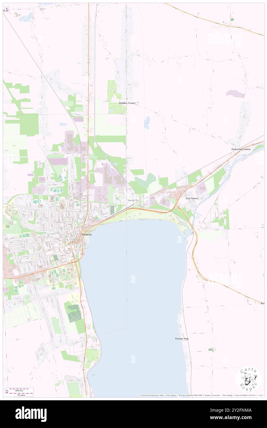 Border City, Seneca County, Stati Uniti, Stati Uniti, New York, N 42 52' 43'', S 76 57' 37'', MAP, Cartascapes Map pubblicata nel 2024. Esplora Cartascapes, una mappa che rivela i diversi paesaggi, culture ed ecosistemi della Terra. Viaggia attraverso il tempo e lo spazio, scoprendo l'interconnessione del passato, del presente e del futuro del nostro pianeta. Foto Stock