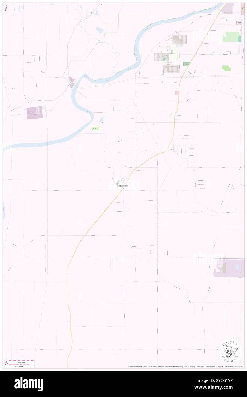 Prairieton, Vigo County, Stati Uniti, Indiana, N 39 22' 12''', S 87 28' 28'', MAP, Cartascapes Map pubblicata nel 2024. Esplora Cartascapes, una mappa che rivela i diversi paesaggi, culture ed ecosistemi della Terra. Viaggia attraverso il tempo e lo spazio, scoprendo l'interconnessione del passato, del presente e del futuro del nostro pianeta. Foto Stock