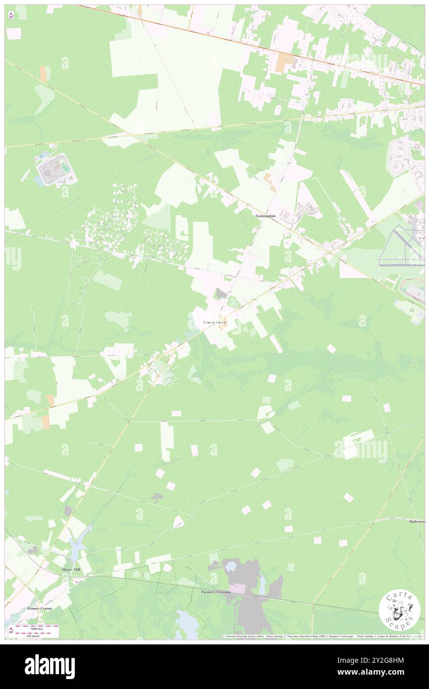 Centre Grove, Cumberland County, Stati Uniti, New Jersey, N 39 21' 23'', S 75 7' 18'', MAP, Cartascapes Map pubblicata nel 2024. Esplora Cartascapes, una mappa che rivela i diversi paesaggi, culture ed ecosistemi della Terra. Viaggia attraverso il tempo e lo spazio, scoprendo l'interconnessione del passato, del presente e del futuro del nostro pianeta. Foto Stock