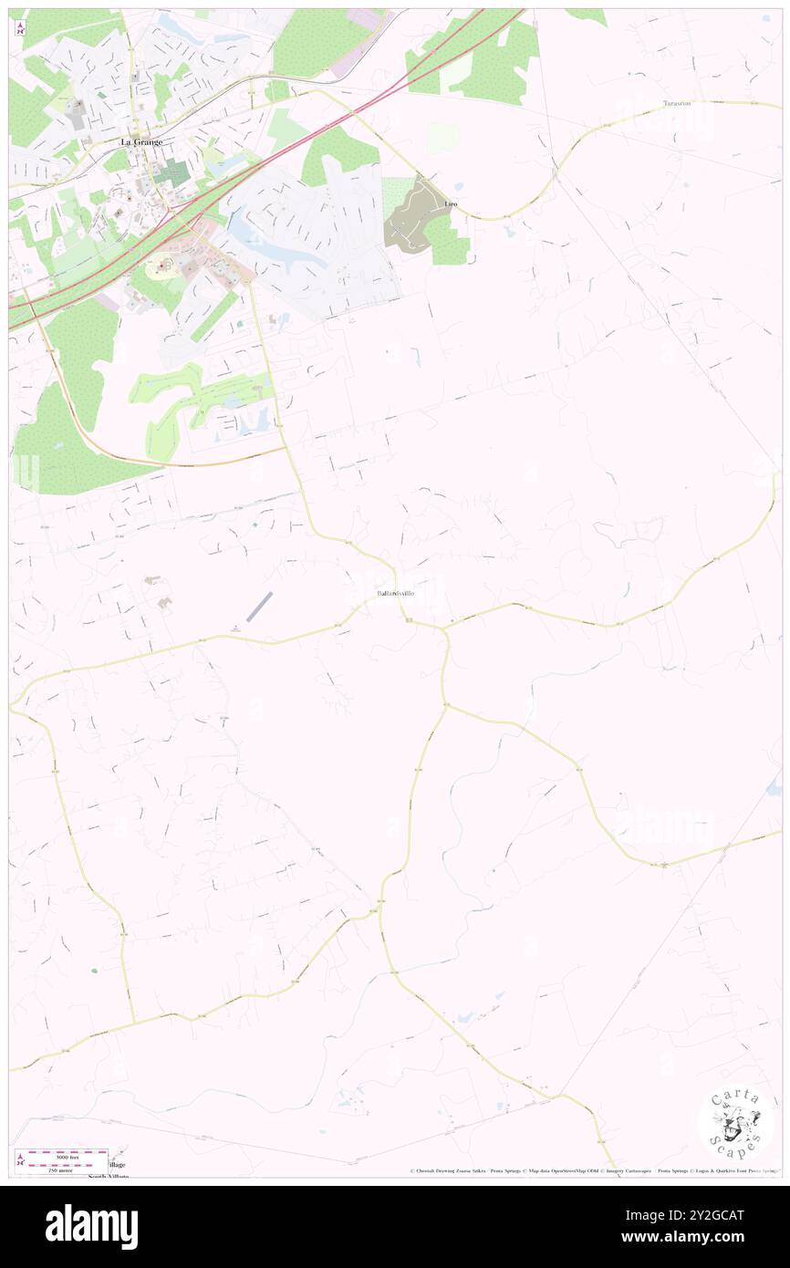 Ballardsville, Oldham County, Stati Uniti, Kentucky, N 38 21' 41'', S 85 20' 44'', MAP, Cartascapes Map pubblicata nel 2024. Esplora Cartascapes, una mappa che rivela i diversi paesaggi, culture ed ecosistemi della Terra. Viaggia attraverso il tempo e lo spazio, scoprendo l'interconnessione del passato, del presente e del futuro del nostro pianeta. Foto Stock