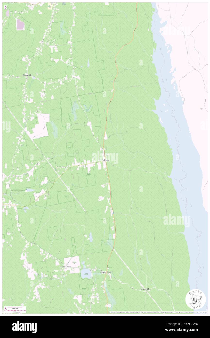 Pelham, Hampshire County, Stati Uniti, Stati Uniti, Massachusetts, N 42 23' 35'', S 72 24' 13'', mappa, Cartascapes Map pubblicata nel 2024. Esplora Cartascapes, una mappa che rivela i diversi paesaggi, culture ed ecosistemi della Terra. Viaggia attraverso il tempo e lo spazio, scoprendo l'interconnessione del passato, del presente e del futuro del nostro pianeta. Foto Stock