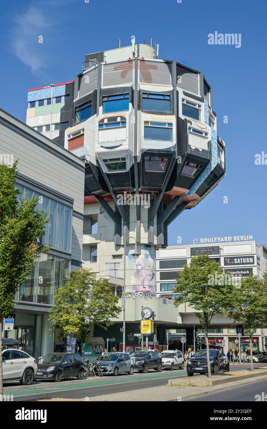 Bierpinsel, Schloßstraße, Steglitz, Steglitz-Zehlendorf, Berlino, Germania Foto Stock