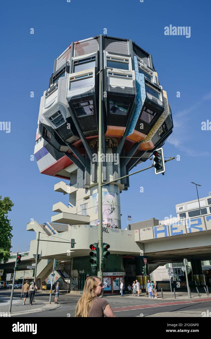 Bierpinsel, Schloßstraße, Steglitz, Steglitz-Zehlendorf, Berlino, Germania Foto Stock