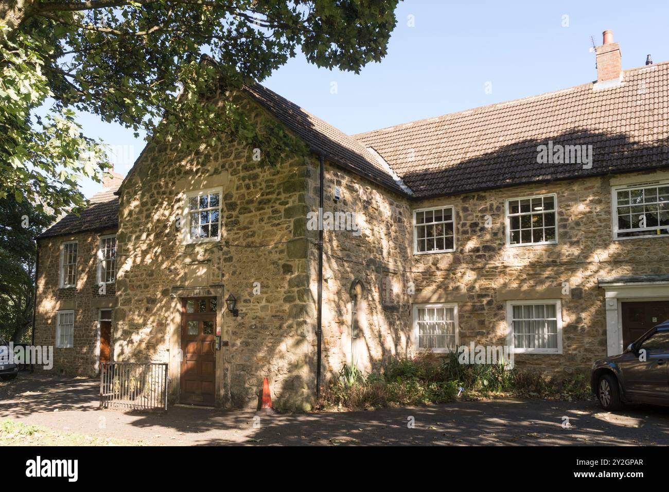 L'ex edificio della Royal Kepier Grammar School di Houghton le Spring, Inghilterra, Regno Unito Foto Stock