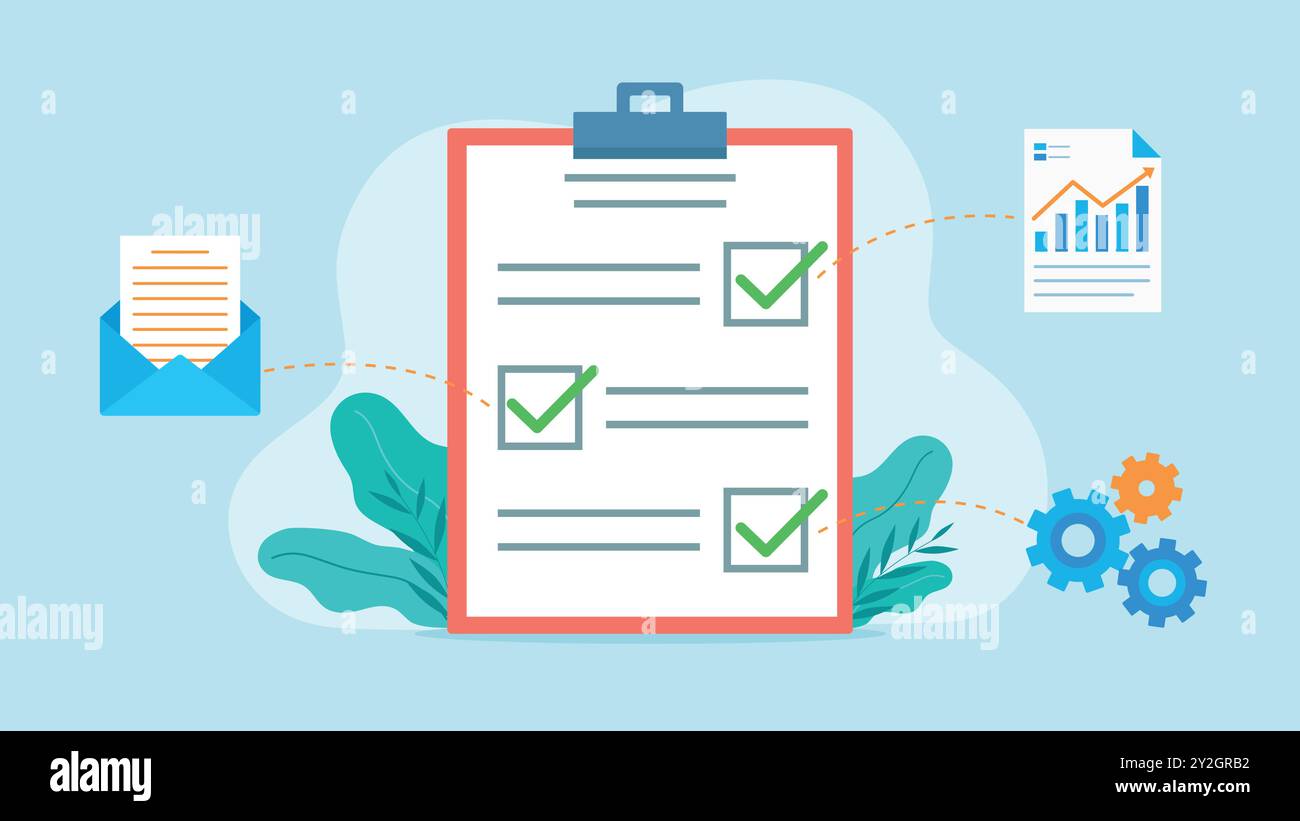 La mano tiene il telefono. Il telefono è connesso al cloud e invia file di dati ad altri utenti. I caratteri sono collegati tramite un'applicazione. Fil Illustrazione Vettoriale