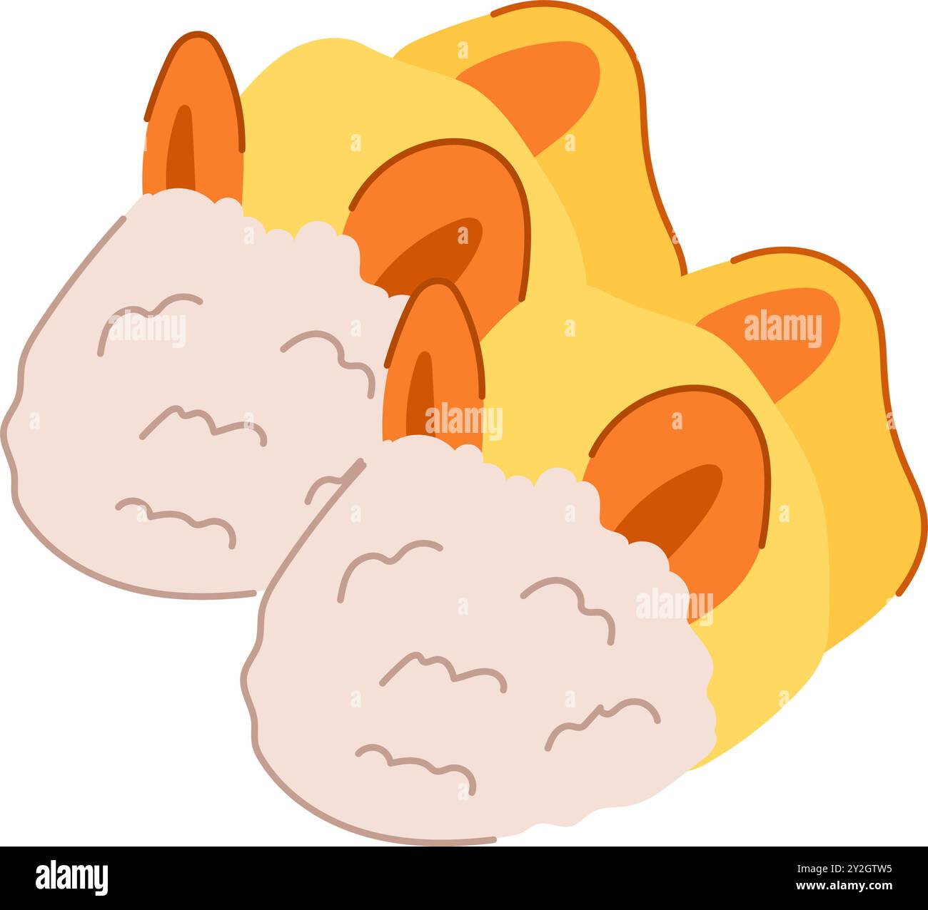 illustrazione vettoriale dei cartoni animati degli stivaletti caldi per bambini Illustrazione Vettoriale