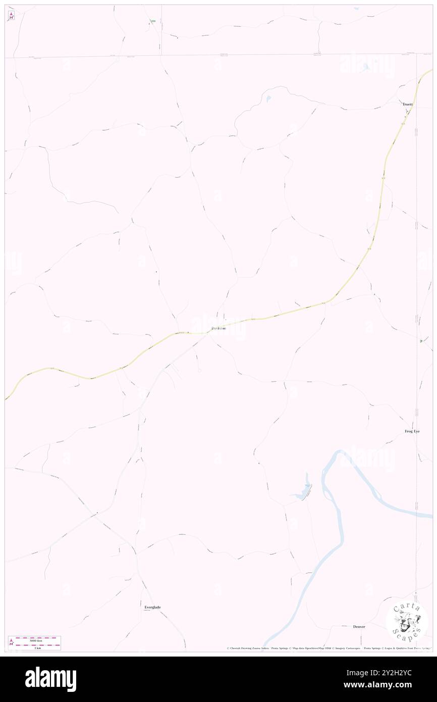 Daviston, Tallapoosa County, Stati Uniti, Alabama, N 33 3' 10'', S 85 38' 22'', MAP, Cartascapes Map pubblicata nel 2024. Esplora Cartascapes, una mappa che rivela i diversi paesaggi, culture ed ecosistemi della Terra. Viaggia attraverso il tempo e lo spazio, scoprendo l'interconnessione del passato, del presente e del futuro del nostro pianeta. Foto Stock