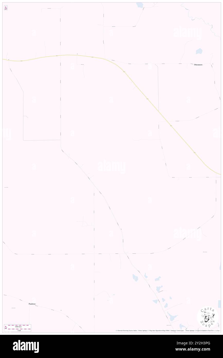 Big Lake (località storica), Noxubee County, Stati Uniti, Mississippi, N 33 2' 57'', S 88 23' 35'', MAP, Cartascapes Map pubblicata nel 2024. Esplora Cartascapes, una mappa che rivela i diversi paesaggi, culture ed ecosistemi della Terra. Viaggia attraverso il tempo e lo spazio, scoprendo l'interconnessione del passato, del presente e del futuro del nostro pianeta. Foto Stock