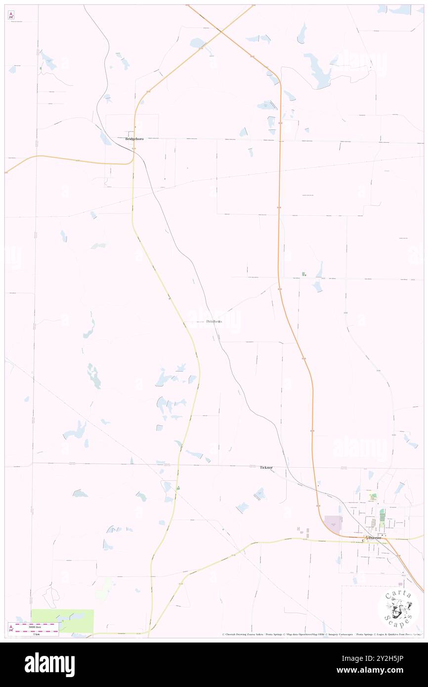 Pritchetts, contea di Worth, Stati Uniti, Stati Uniti, Georgia, N 31 21' 50'', S 83 57' 20'', MAP, Cartascapes Map pubblicata nel 2024. Esplora Cartascapes, una mappa che rivela i diversi paesaggi, culture ed ecosistemi della Terra. Viaggia attraverso il tempo e lo spazio, scoprendo l'interconnessione del passato, del presente e del futuro del nostro pianeta. Foto Stock