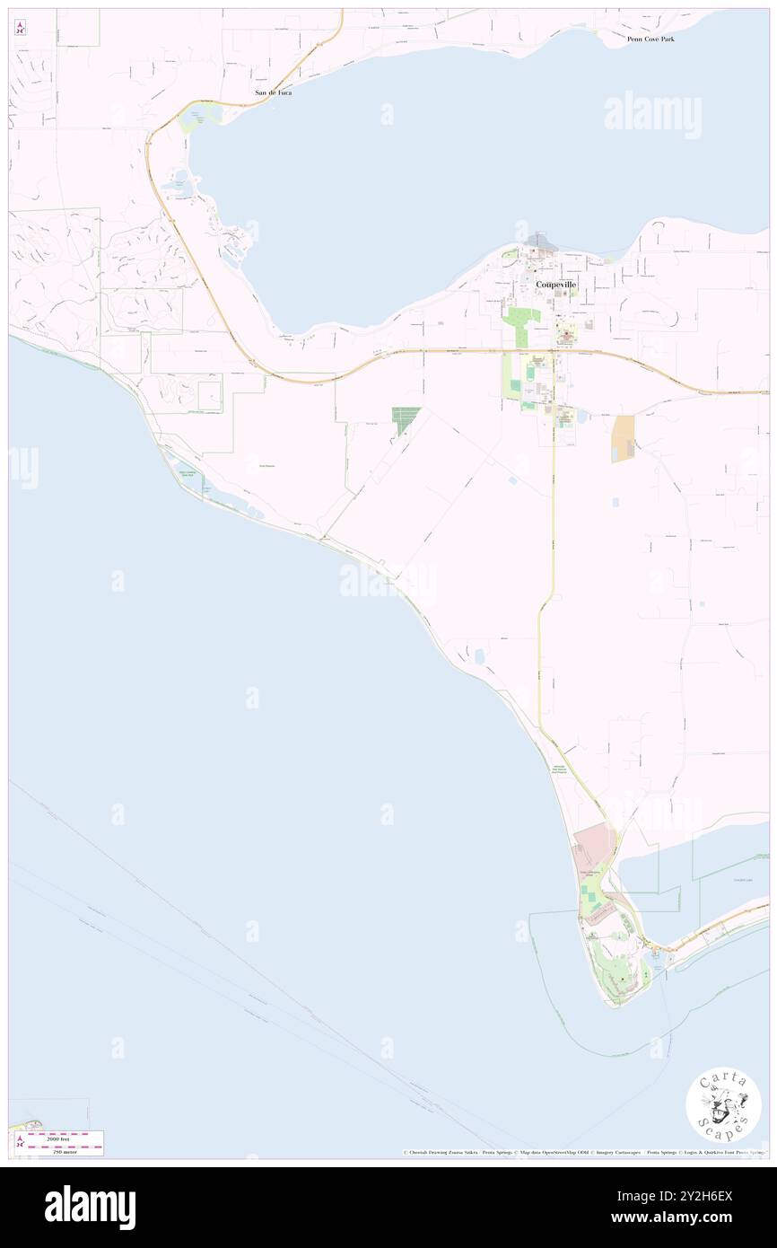 Ebeys Landing, Island County, Stati Uniti, Stati Uniti, Washington, N 48 11' 30'', S 122 42' 28'', MAP, Cartascapes Map pubblicata nel 2024. Esplora Cartascapes, una mappa che rivela i diversi paesaggi, culture ed ecosistemi della Terra. Viaggia attraverso il tempo e lo spazio, scoprendo l'interconnessione del passato, del presente e del futuro del nostro pianeta. Foto Stock