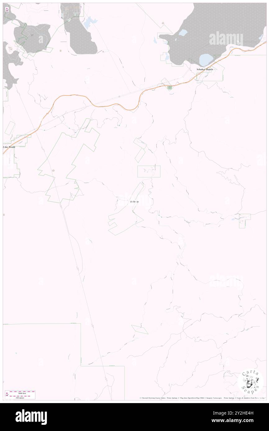 Bellevue, Gila County, Stati Uniti, Stati Uniti, Arizona, N 33 19' 55'', S 110 56' 36'', MAP, Cartascapes Map pubblicata nel 2024. Esplora Cartascapes, una mappa che rivela i diversi paesaggi, culture ed ecosistemi della Terra. Viaggia attraverso il tempo e lo spazio, scoprendo l'interconnessione del passato, del presente e del futuro del nostro pianeta. Foto Stock