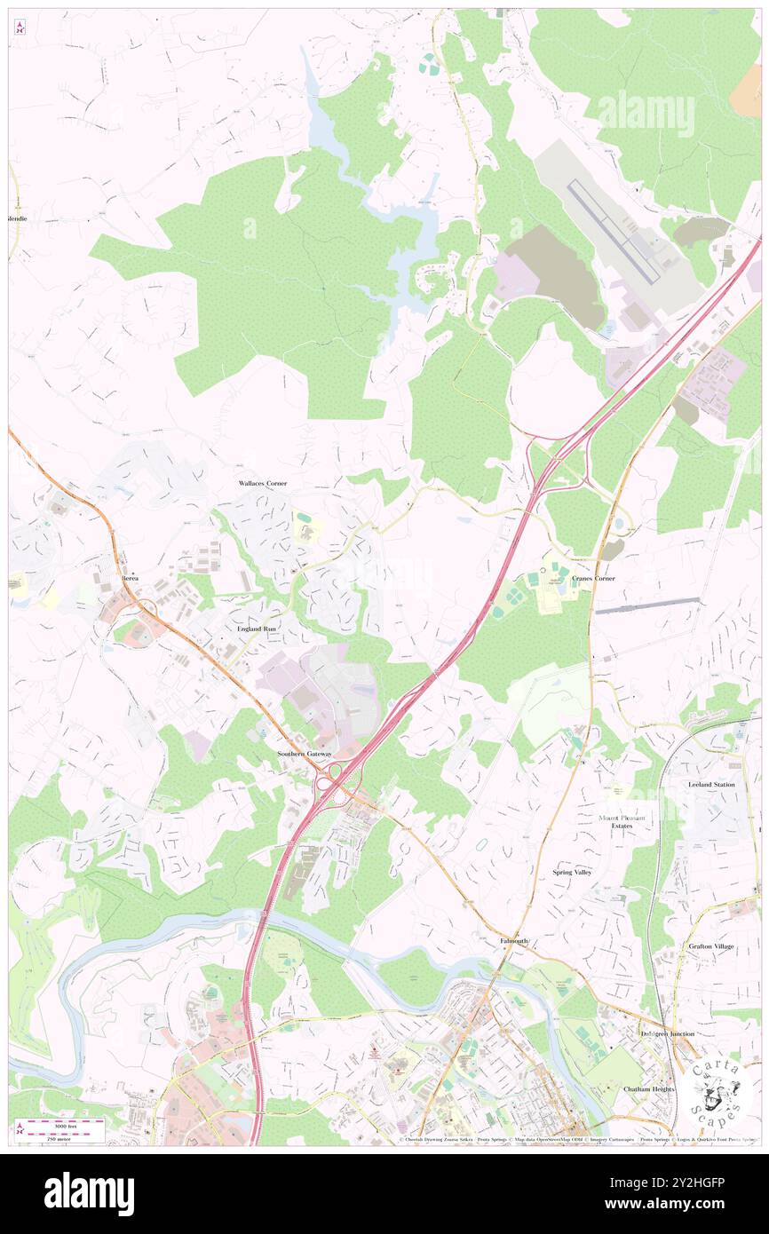 Chapel View, Stafford County, Stati Uniti, Stati Uniti, Virginia, N 38 21' 43'', S 77 29' 8'', MAP, Cartascapes Map pubblicata nel 2024. Esplora Cartascapes, una mappa che rivela i diversi paesaggi, culture ed ecosistemi della Terra. Viaggia attraverso il tempo e lo spazio, scoprendo l'interconnessione del passato, del presente e del futuro del nostro pianeta. Foto Stock