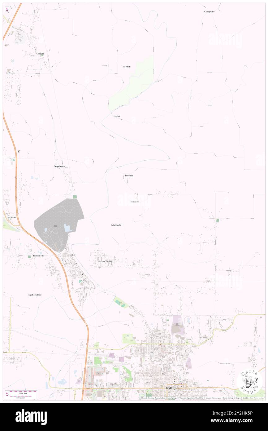 Thornton, Lawrence County, Stati Uniti, Stati Uniti, Indiana, N 38 55' 0'', S 86 30' 4'', MAP, Cartascapes Map pubblicata nel 2024. Esplora Cartascapes, una mappa che rivela i diversi paesaggi, culture ed ecosistemi della Terra. Viaggia attraverso il tempo e lo spazio, scoprendo l'interconnessione del passato, del presente e del futuro del nostro pianeta. Foto Stock