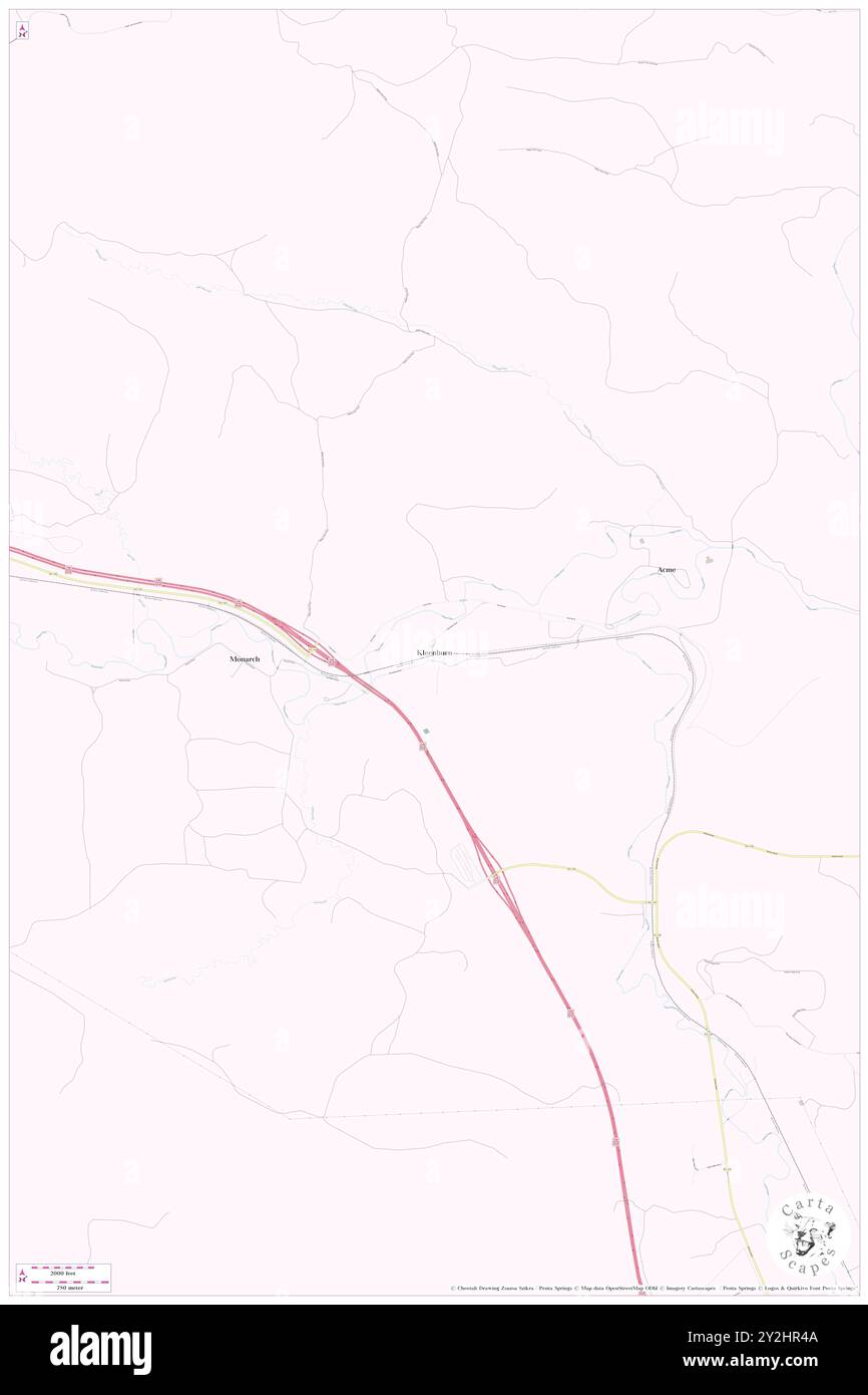 Kleenburn, Sheridan County, Stati Uniti, Wyoming, N 44 54' 12'', S 107 0' 45'', MAP, Cartascapes Map pubblicata nel 2024. Esplora Cartascapes, una mappa che rivela i diversi paesaggi, culture ed ecosistemi della Terra. Viaggia attraverso il tempo e lo spazio, scoprendo l'interconnessione del passato, del presente e del futuro del nostro pianeta. Foto Stock