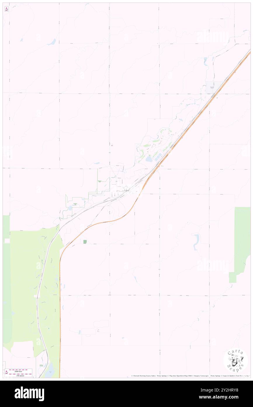 Lynd, Lyon County, Stati Uniti, Stati Uniti, Minnesota, N 44 23' 9'', S 95 53' 25''', MAP, Cartascapes Map pubblicata nel 2024. Esplora Cartascapes, una mappa che rivela i diversi paesaggi, culture ed ecosistemi della Terra. Viaggia attraverso il tempo e lo spazio, scoprendo l'interconnessione del passato, del presente e del futuro del nostro pianeta. Foto Stock