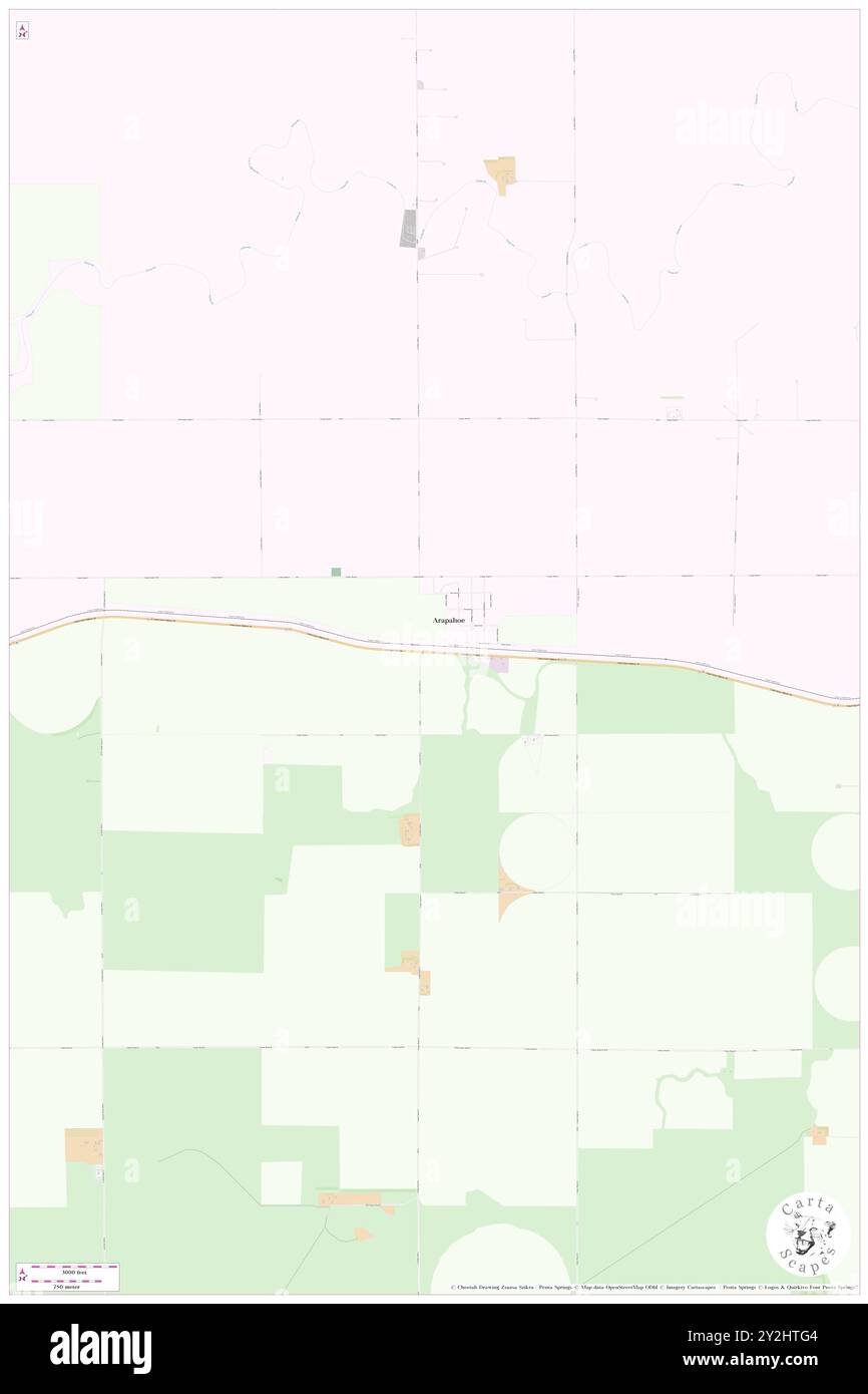 Arapahoe, Cheyenne County, Stati Uniti, Colorado, N 38 51' 0'', S 102 10' 55'', MAP, Cartascapes Map pubblicata nel 2024. Esplora Cartascapes, una mappa che rivela i diversi paesaggi, culture ed ecosistemi della Terra. Viaggia attraverso il tempo e lo spazio, scoprendo l'interconnessione del passato, del presente e del futuro del nostro pianeta. Foto Stock