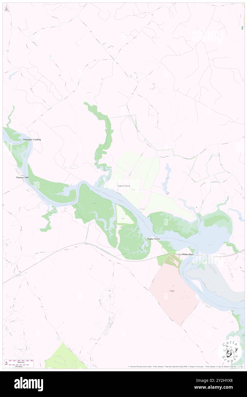 Elsing Green, King William County, Stati Uniti, Stati Uniti, Virginia, N 37 36' 9'', S 77 3' 2'', MAP, Cartascapes Map pubblicata nel 2024. Esplora Cartascapes, una mappa che rivela i diversi paesaggi, culture ed ecosistemi della Terra. Viaggia attraverso il tempo e lo spazio, scoprendo l'interconnessione del passato, del presente e del futuro del nostro pianeta. Foto Stock