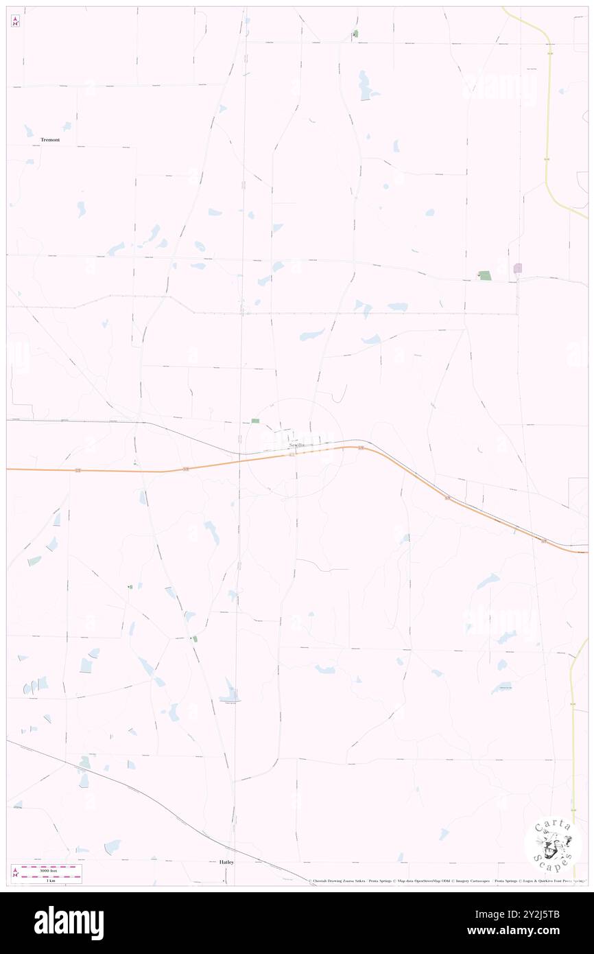 Seville, Wilcox County, Stati Uniti, Stati Uniti, Georgia, N 31 57' 37'', S 83 36' 3'', MAP, Cartascapes Map pubblicata nel 2024. Esplora Cartascapes, una mappa che rivela i diversi paesaggi, culture ed ecosistemi della Terra. Viaggia attraverso il tempo e lo spazio, scoprendo l'interconnessione del passato, del presente e del futuro del nostro pianeta. Foto Stock