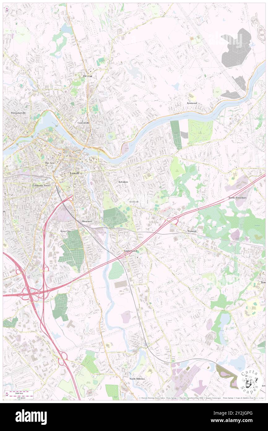 Oaklands, Middlesex County, Stati Uniti, Massachusetts, N 42 38' 0'', S 71 17' 8'', MAP, Cartascapes Map pubblicata nel 2024. Esplora Cartascapes, una mappa che rivela i diversi paesaggi, culture ed ecosistemi della Terra. Viaggia attraverso il tempo e lo spazio, scoprendo l'interconnessione del passato, del presente e del futuro del nostro pianeta. Foto Stock