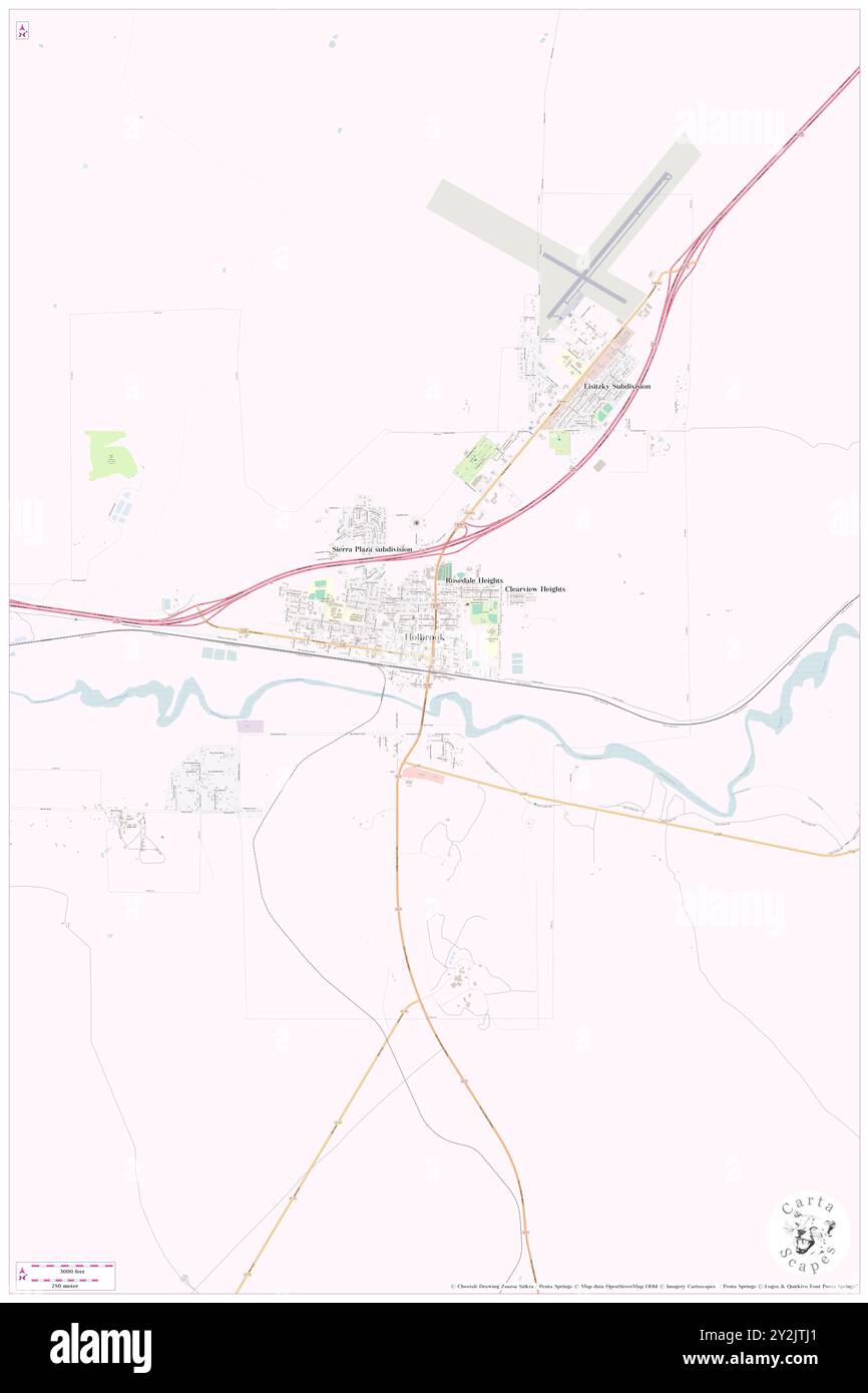 Holbrook, Navajo County, Stati Uniti, Arizona, N 34 54' 8'', S 110 9' 29'', MAP, Cartascapes Map pubblicata nel 2024. Esplora Cartascapes, una mappa che rivela i diversi paesaggi, culture ed ecosistemi della Terra. Viaggia attraverso il tempo e lo spazio, scoprendo l'interconnessione del passato, del presente e del futuro del nostro pianeta. Foto Stock